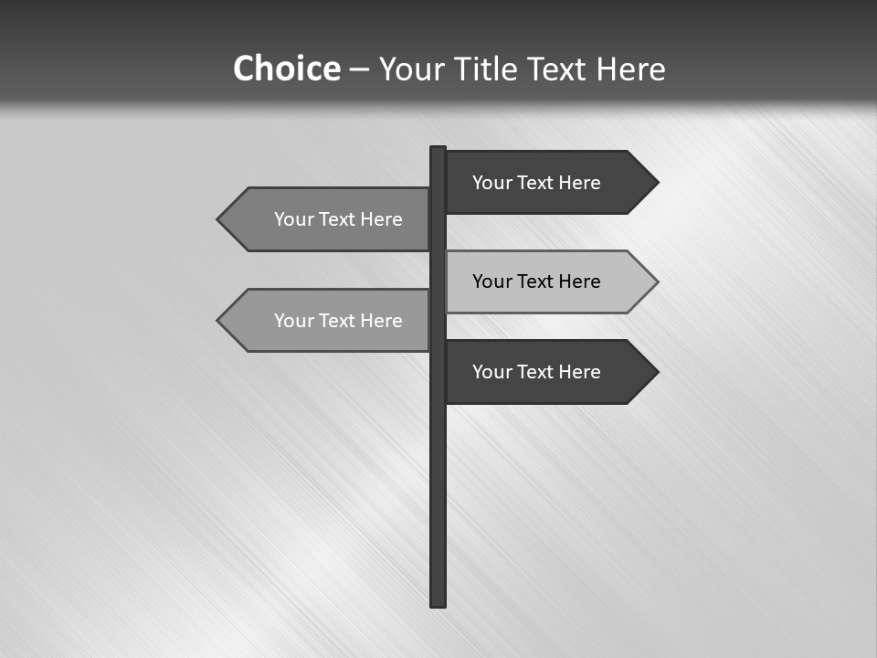 Silver Painting Textured PowerPoint Template