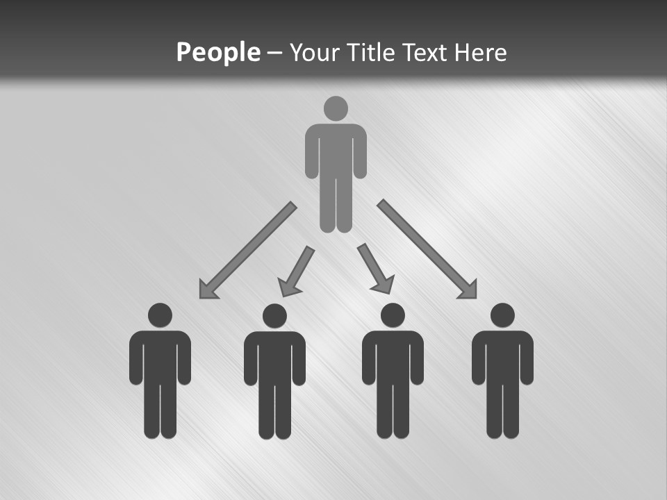 Silver Painting Textured PowerPoint Template