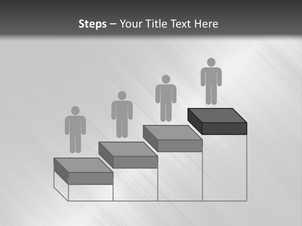 Silver Painting Textured PowerPoint Template