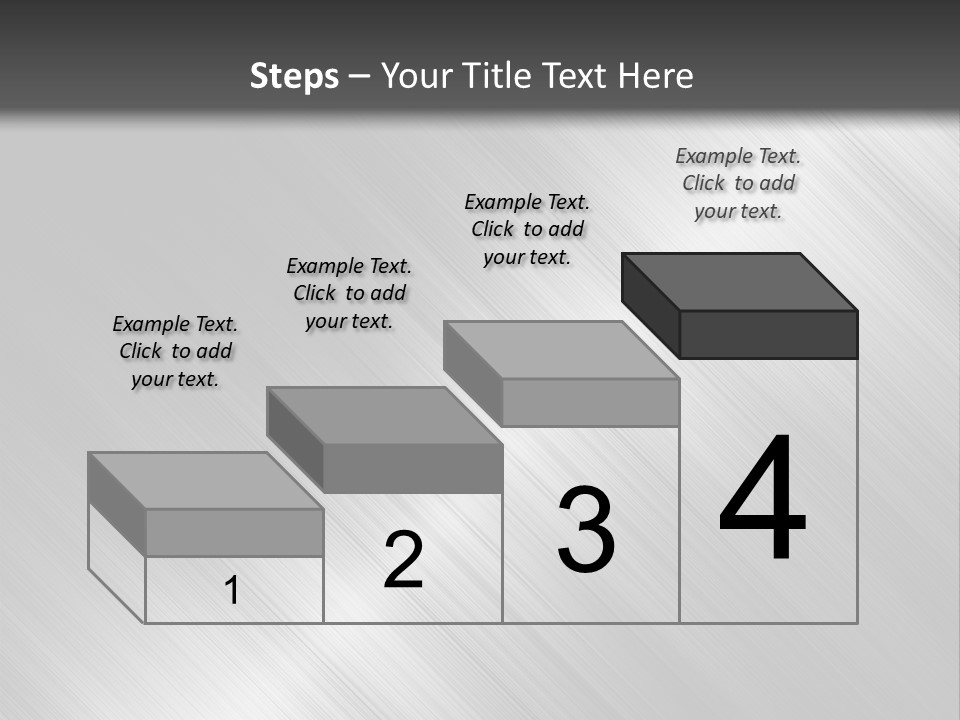 Silver Painting Textured PowerPoint Template