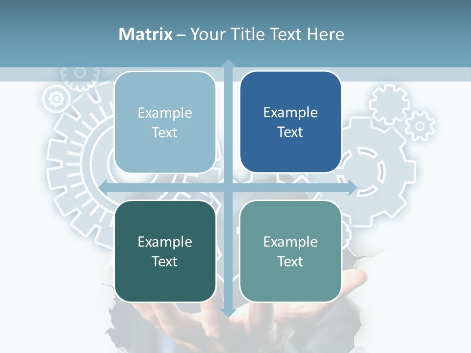 Office Transparent Technologie PowerPoint Template
