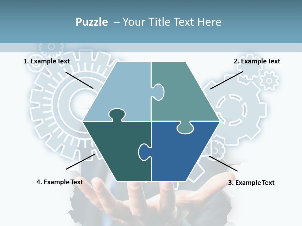 Office Transparent Technologie PowerPoint Template