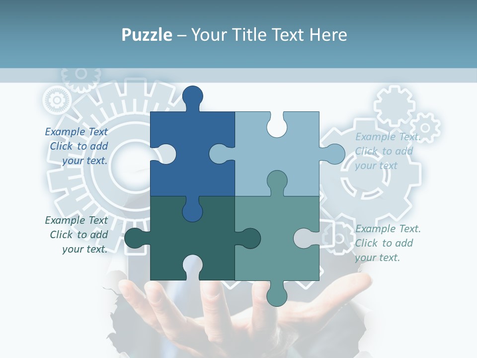 Office Transparent Technologie PowerPoint Template