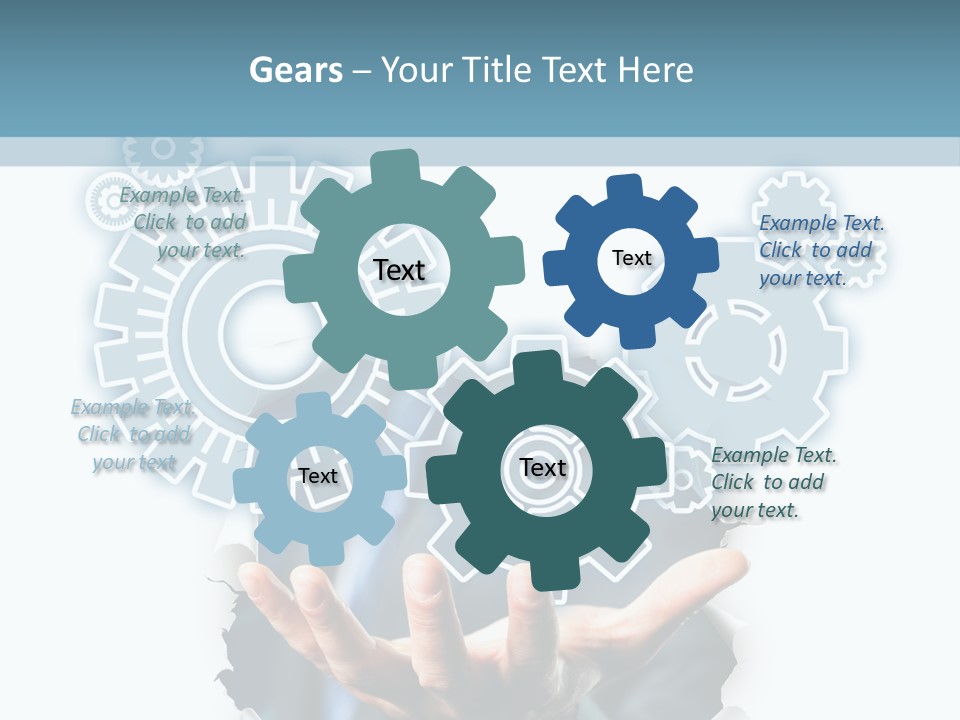 Office Transparent Technologie PowerPoint Template