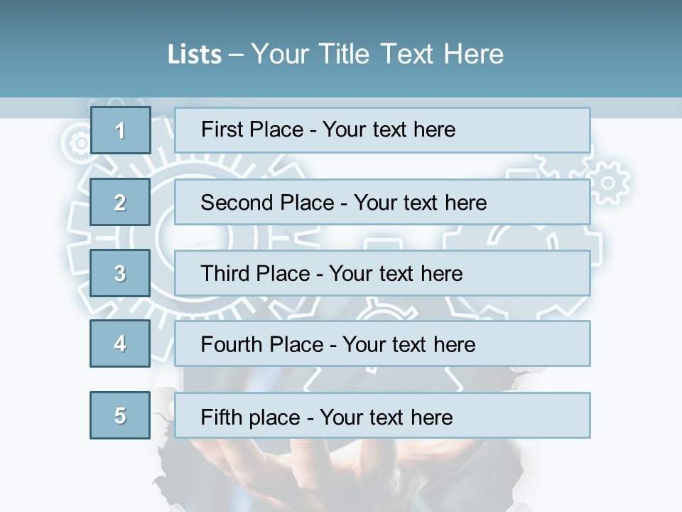 Office Transparent Technologie PowerPoint Template