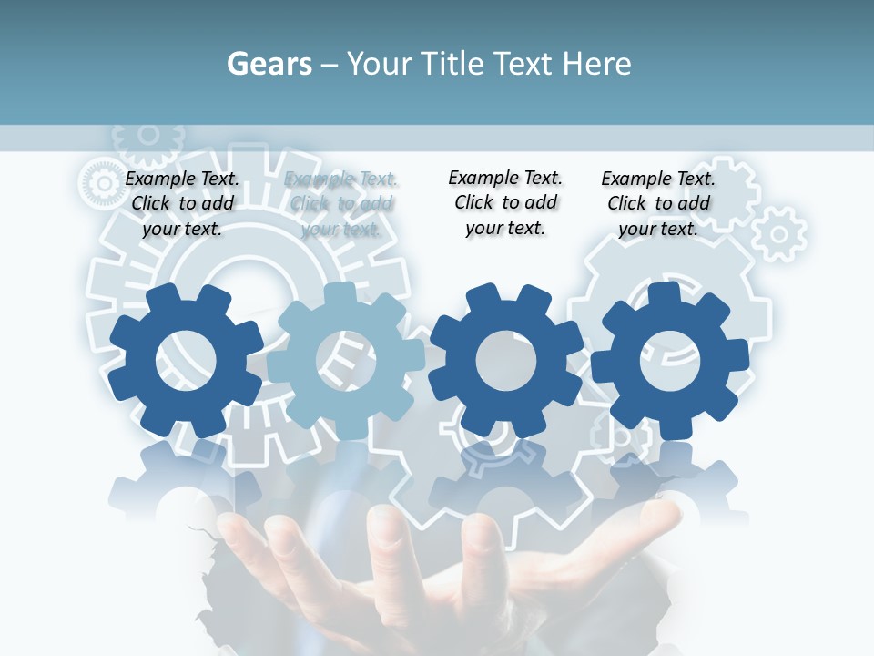 Office Transparent Technologie PowerPoint Template