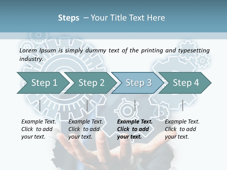 Office Transparent Technologie PowerPoint Template