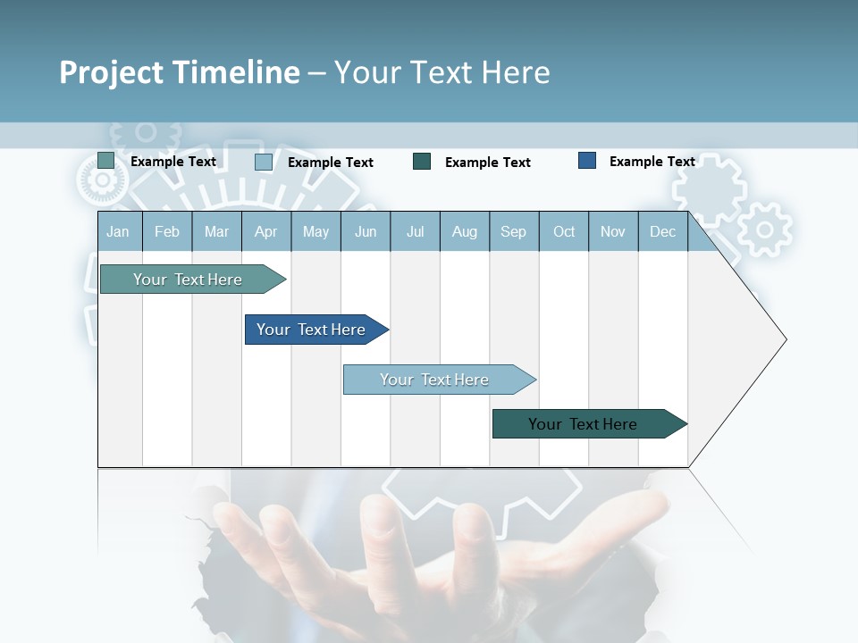 Office Transparent Technologie PowerPoint Template
