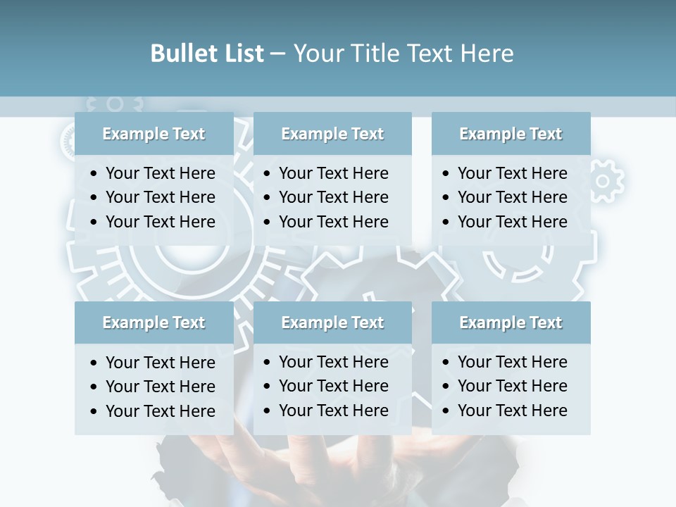 Office Transparent Technologie PowerPoint Template