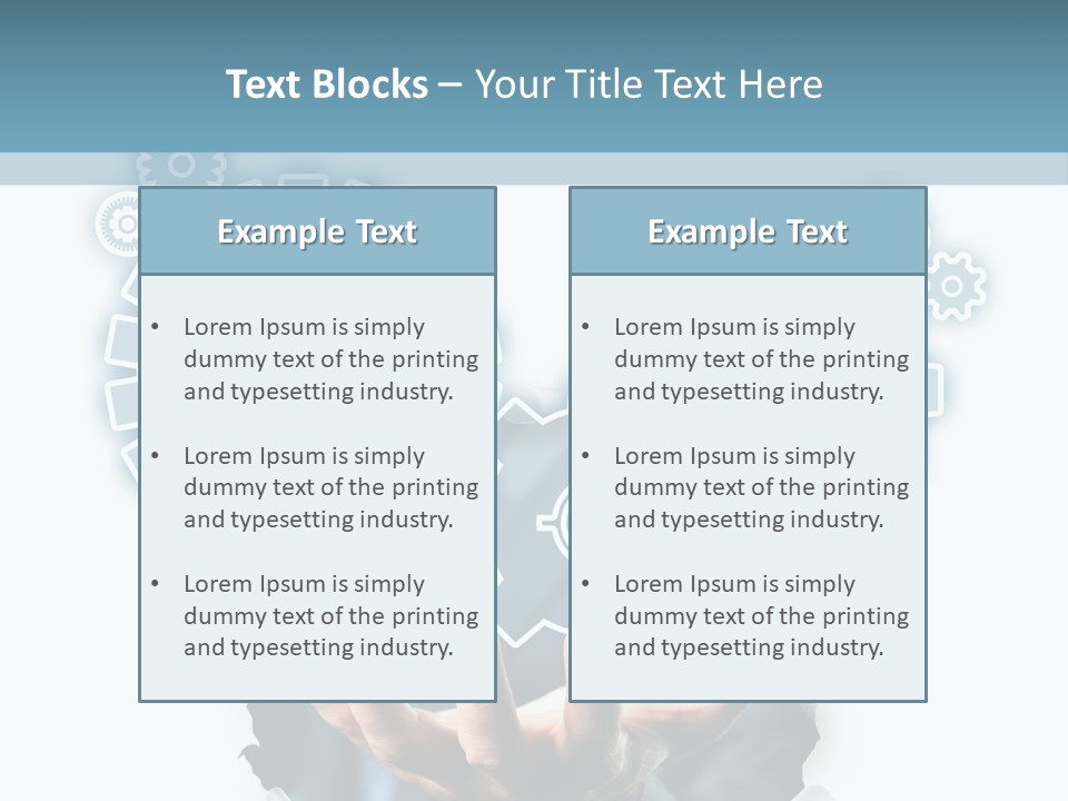 Office Transparent Technologie PowerPoint Template