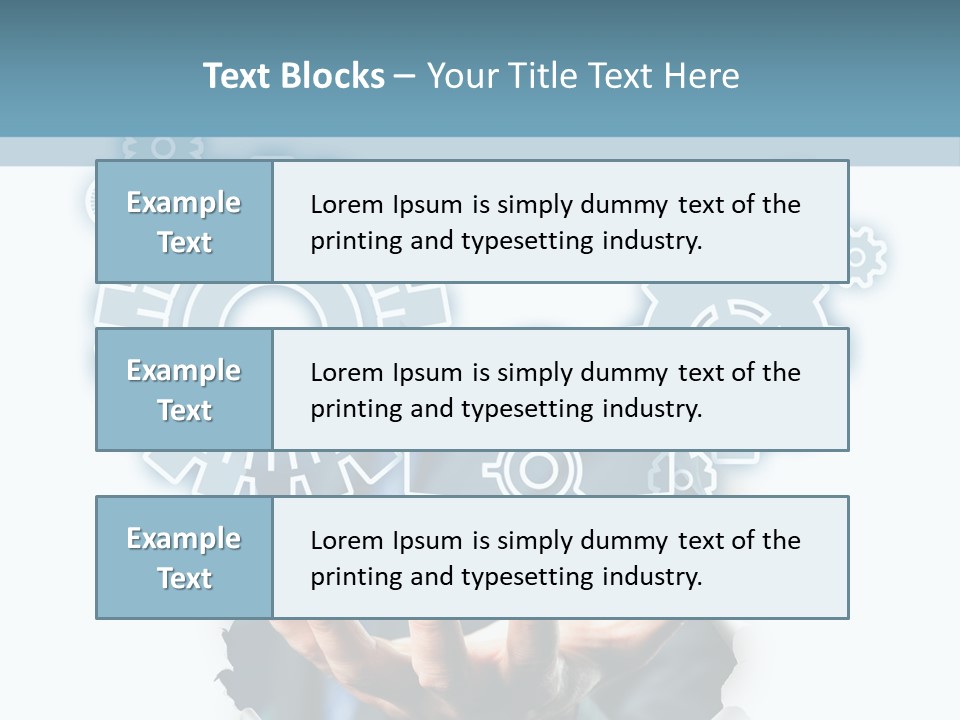 Office Transparent Technologie PowerPoint Template