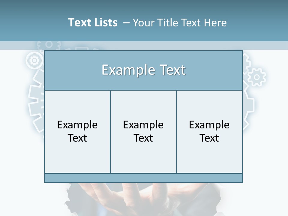 Office Transparent Technologie PowerPoint Template