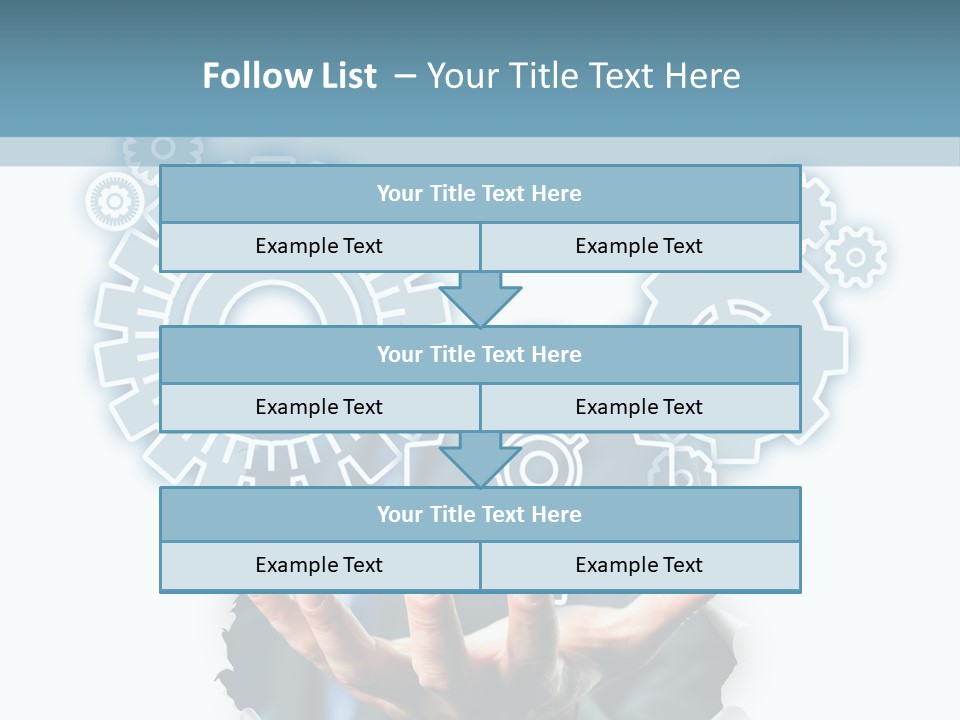 Office Transparent Technologie PowerPoint Template