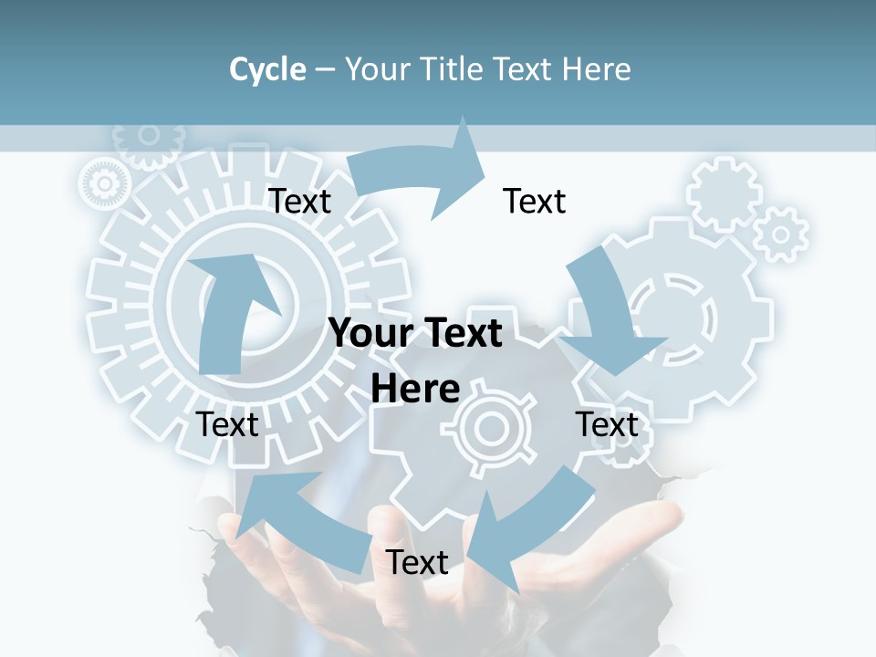 Office Transparent Technologie PowerPoint Template