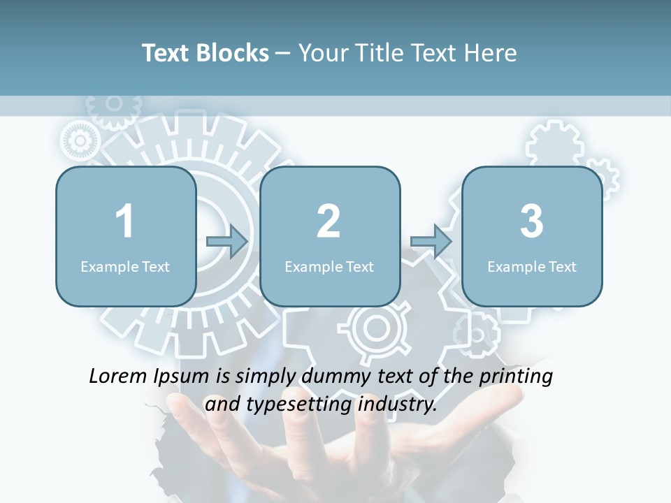 Office Transparent Technologie PowerPoint Template