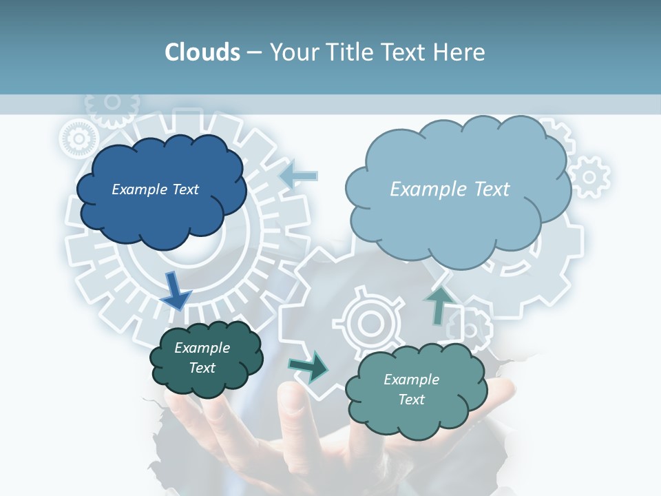 Office Transparent Technologie PowerPoint Template