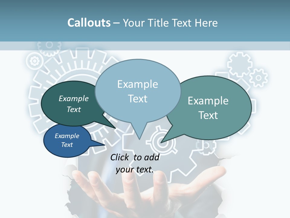 Office Transparent Technologie PowerPoint Template