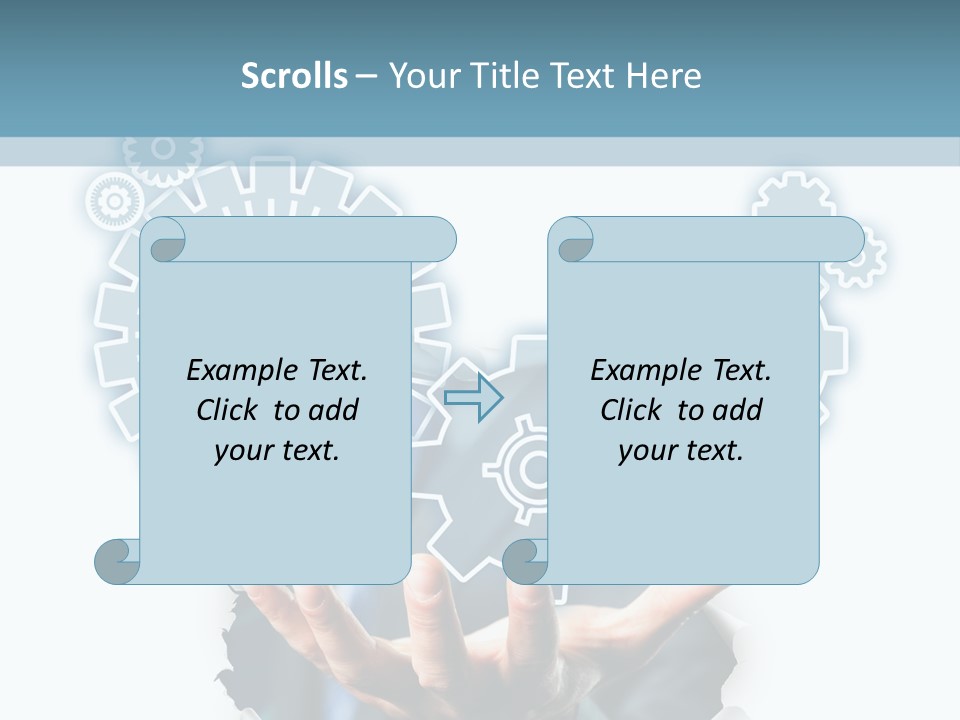 Office Transparent Technologie PowerPoint Template