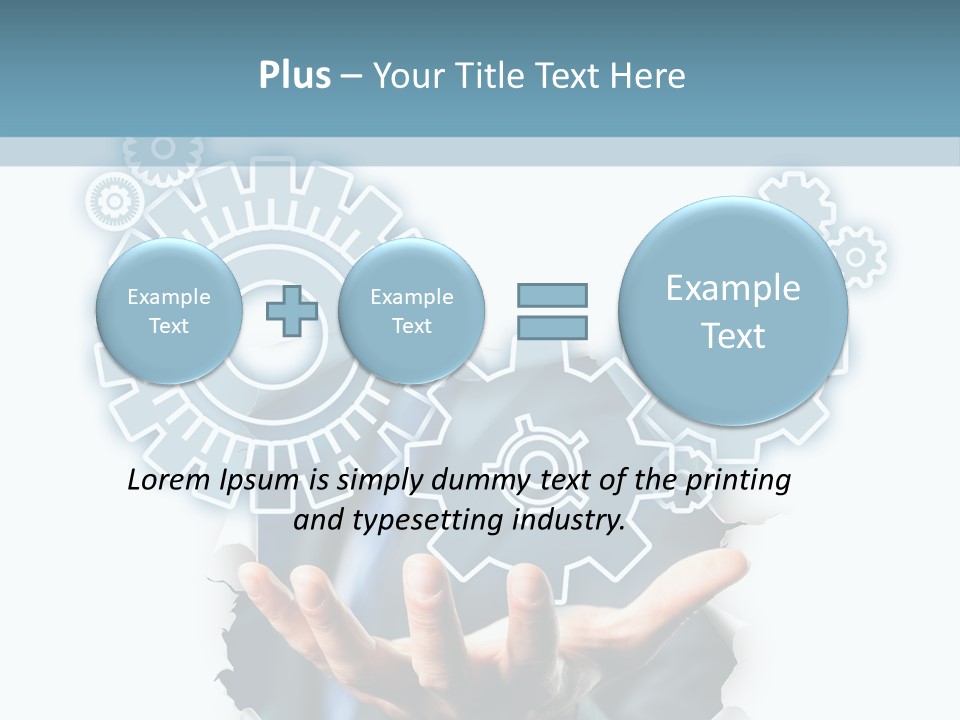Office Transparent Technologie PowerPoint Template