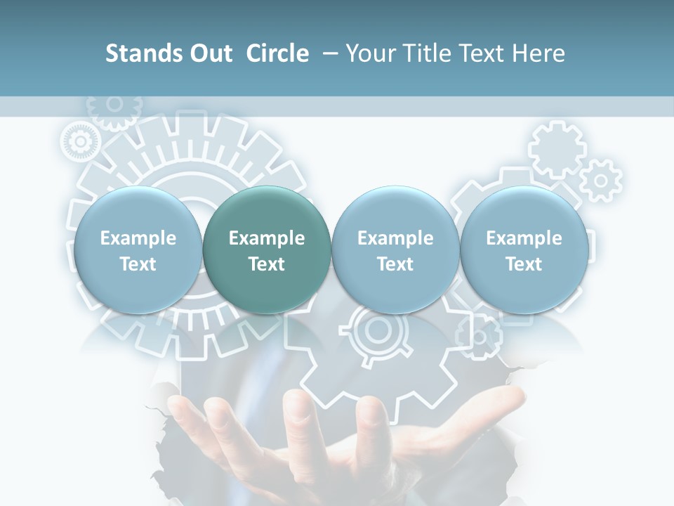 Office Transparent Technologie PowerPoint Template