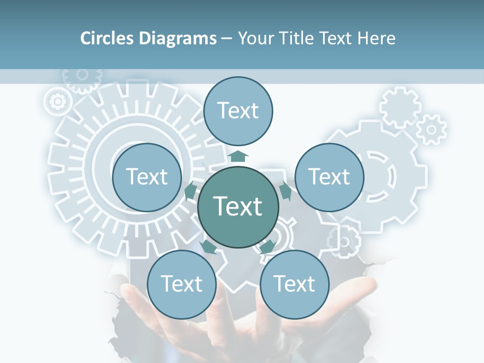 Office Transparent Technologie PowerPoint Template