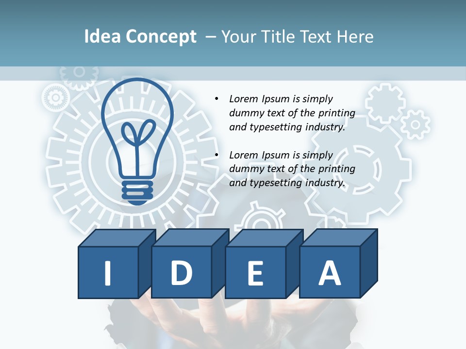 Office Transparent Technologie PowerPoint Template
