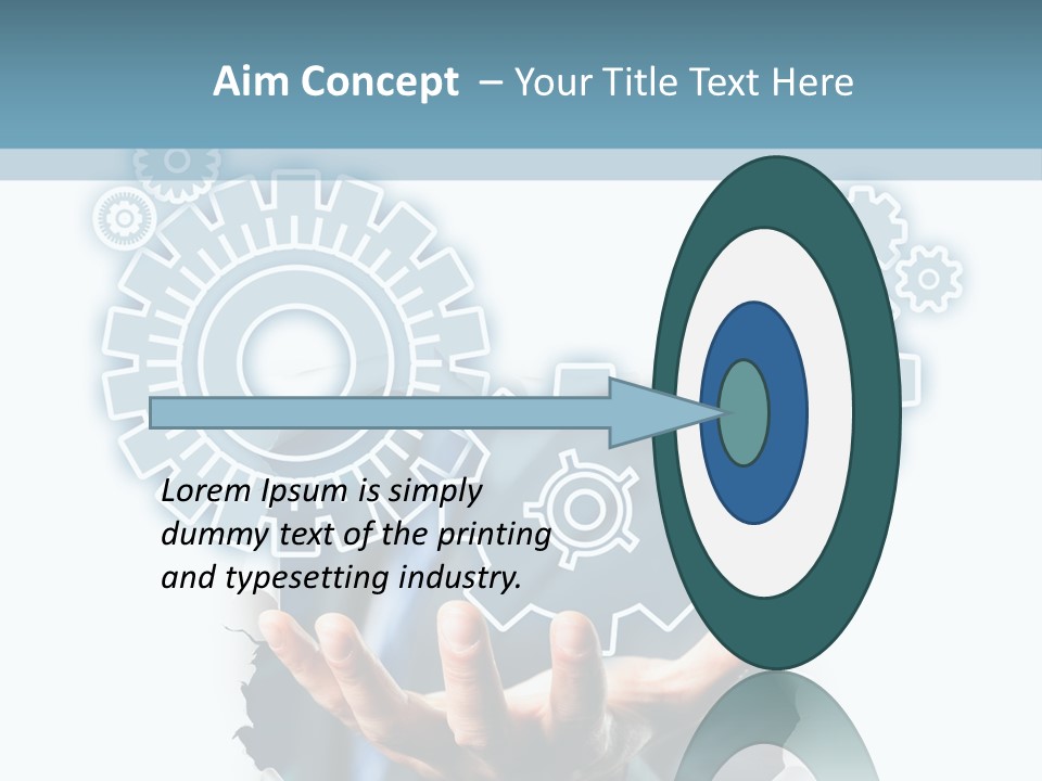 Office Transparent Technologie PowerPoint Template