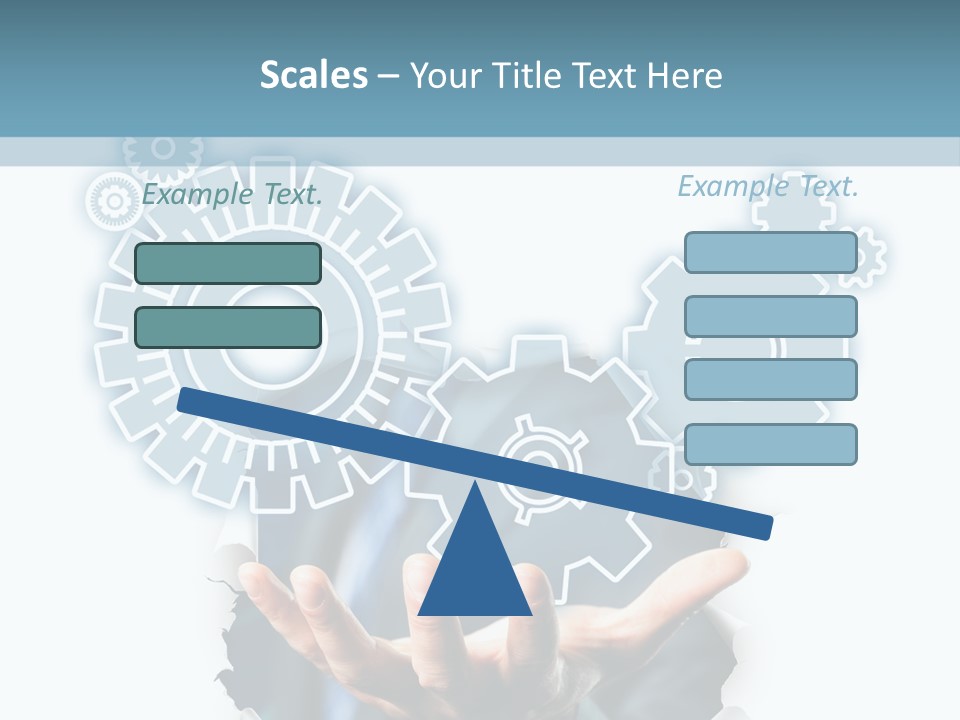 Office Transparent Technologie PowerPoint Template
