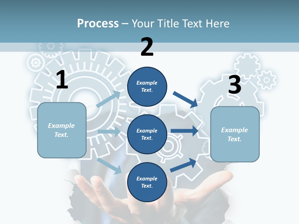 Office Transparent Technologie PowerPoint Template