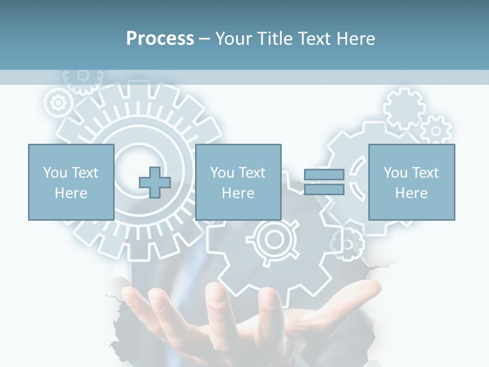 Office Transparent Technologie PowerPoint Template