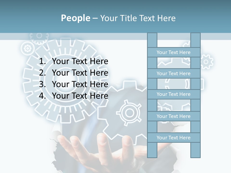 Office Transparent Technologie PowerPoint Template