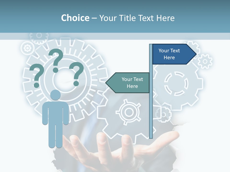 Office Transparent Technologie PowerPoint Template