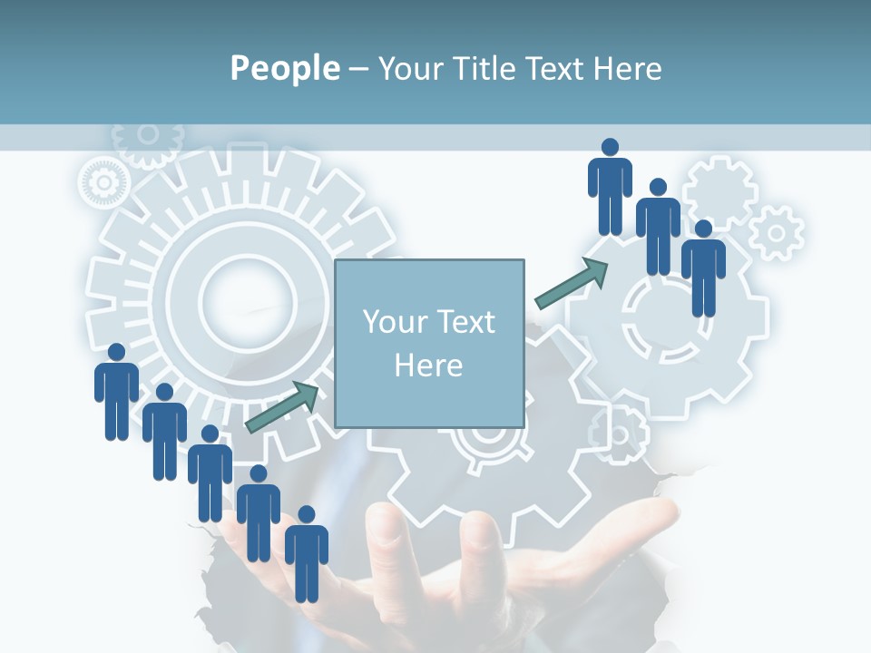 Office Transparent Technologie PowerPoint Template