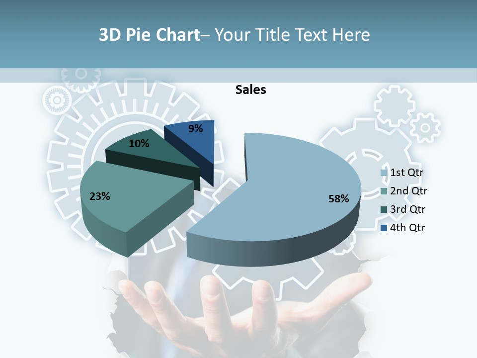 Office Transparent Technologie PowerPoint Template