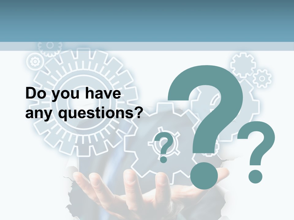 Office Transparent Technologie PowerPoint Template