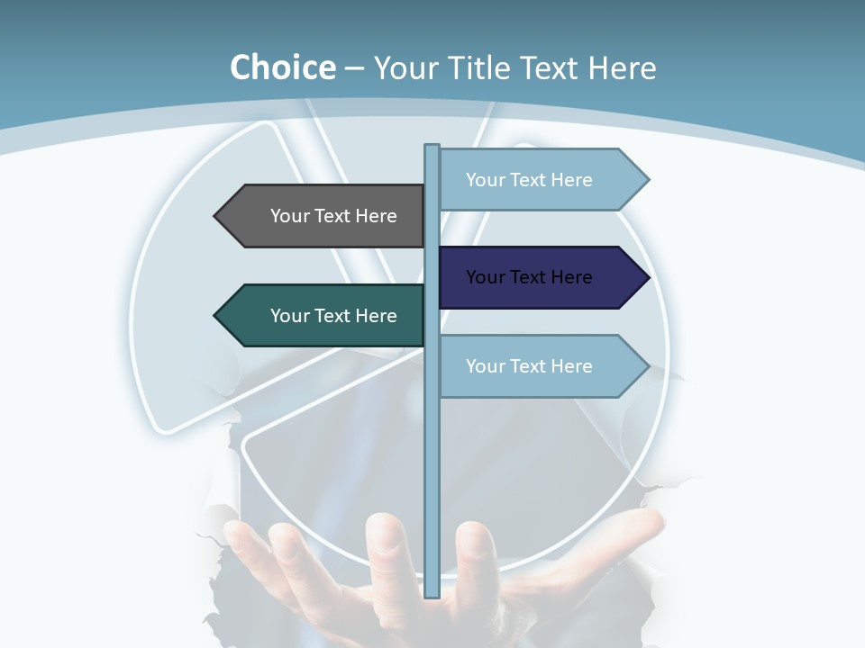 Arbeit Diagramm Statistisch PowerPoint Template