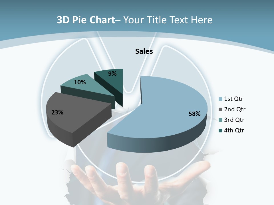 Arbeit Diagramm Statistisch PowerPoint Template