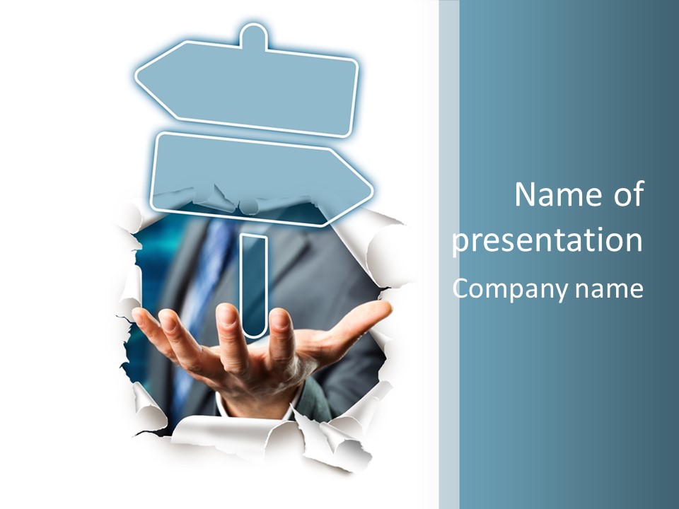 Unternehmen Durchbrechen Rezept PowerPoint Template