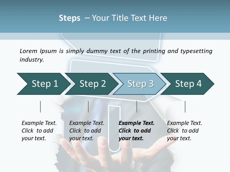 Unternehmen Durchbrechen Rezept PowerPoint Template