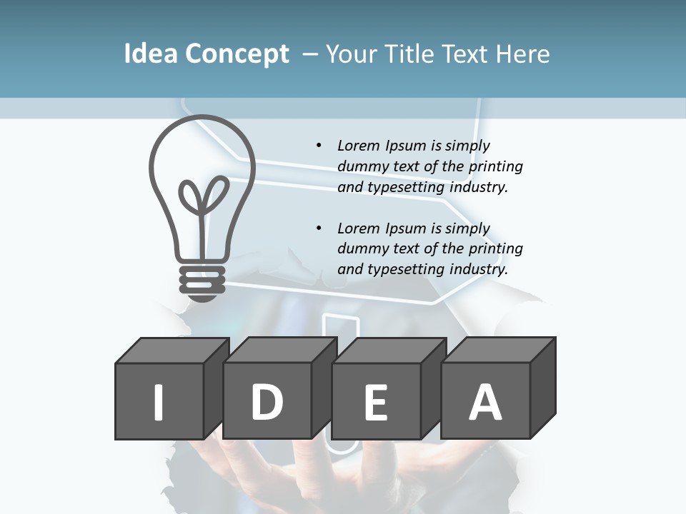 Unternehmen Durchbrechen Rezept PowerPoint Template