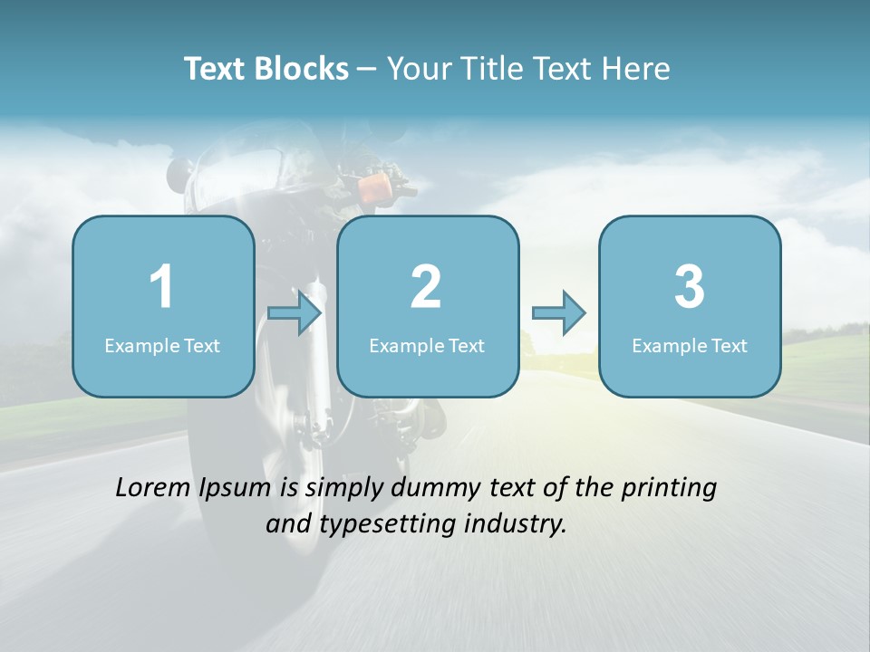 Gef Motorrad Allrounder PowerPoint Template