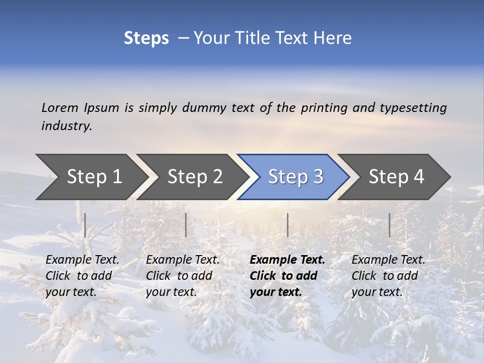 Idyllic Dawn Climate PowerPoint Template