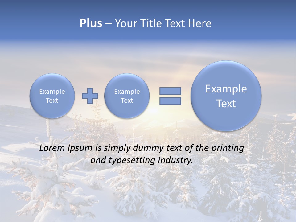 Idyllic Dawn Climate PowerPoint Template