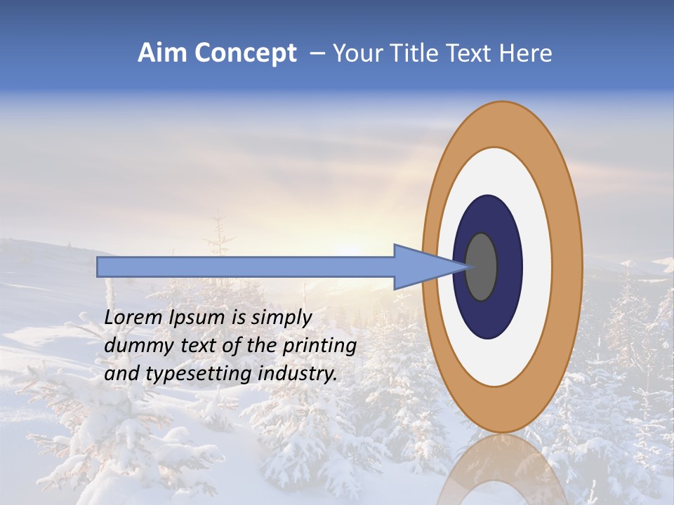 Idyllic Dawn Climate PowerPoint Template