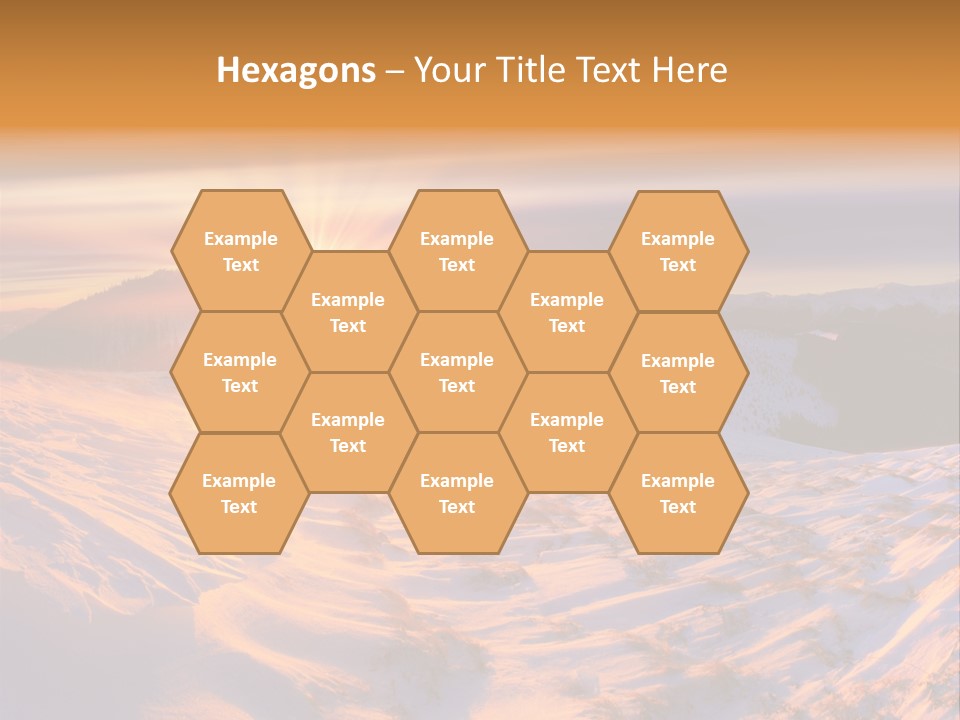 Snowy Country Idyllic PowerPoint Template