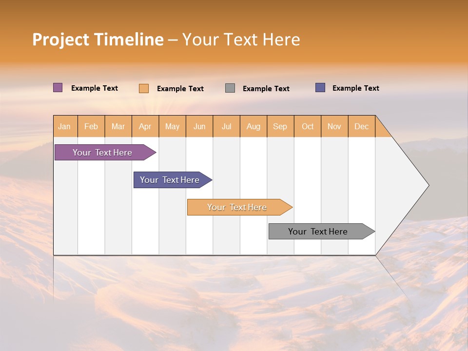 Snowy Country Idyllic PowerPoint Template
