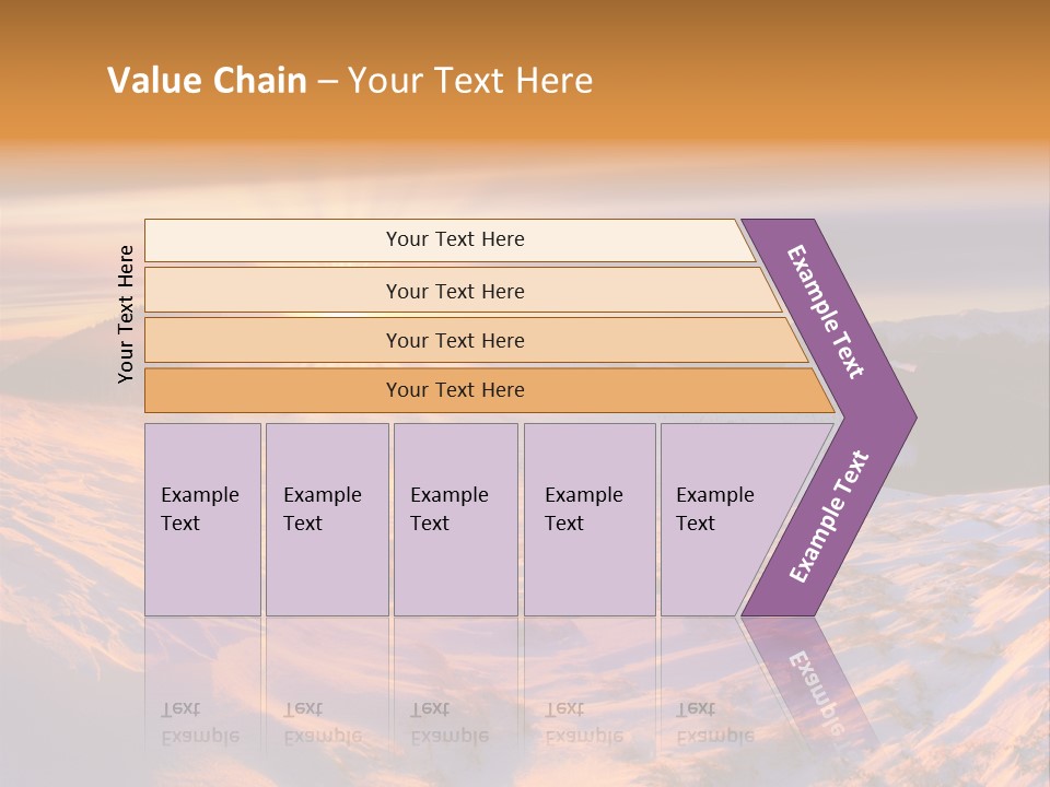 Snowy Country Idyllic PowerPoint Template