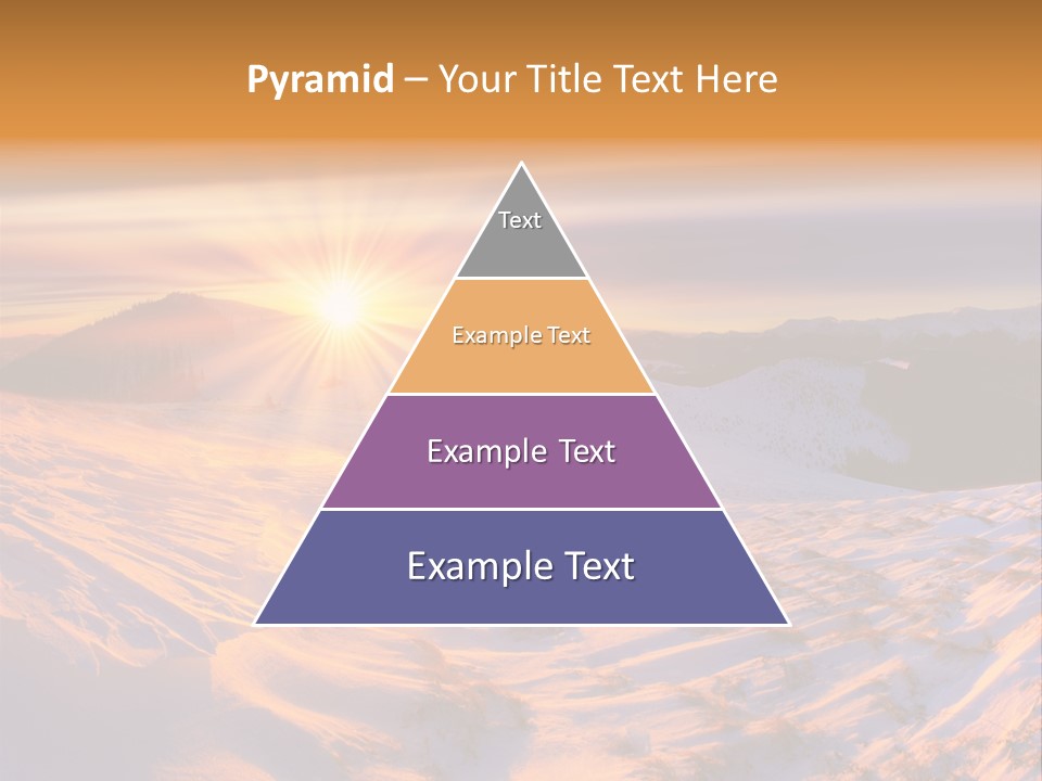 Snowy Country Idyllic PowerPoint Template