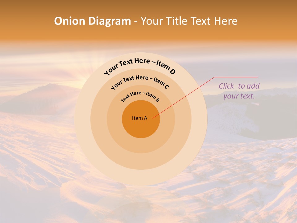 Snowy Country Idyllic PowerPoint Template