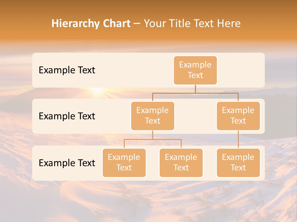 Snowy Country Idyllic PowerPoint Template